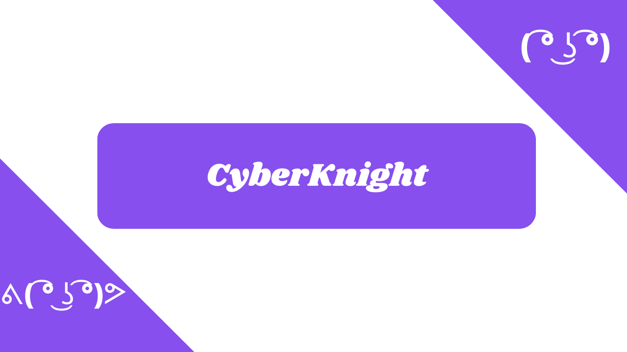 CyberKnight trong các phông chữ khác nhau